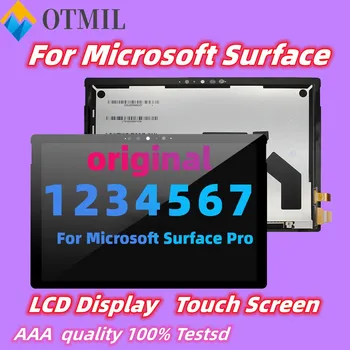 100% Тестовый Новый ЖК-дисплей Для Microsoft Surface Pro 1 3 4 5 6 7 ЖК-дисплей с Сенсорным экраном и Цифровым преобразователем в Сборе 1866 1807 1796 1724 16311514