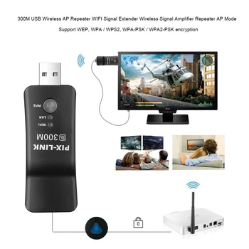 300 Мбит/с Wi-Fi Ретранслятор Универсальный Беспроводной Телевизионный Сетевой WiFi Адаптер WPS RJ-45 Сетевой кабель Для Samsung LG Sony HDTV