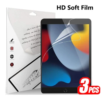 2 Упаковки ПЭТ Мягкой пленки Для Apple iPad 10.2 2021 Защитные Пленки 9-го поколения Защитная Пленка A2603 A2604 Мягкая пленка Для планшета