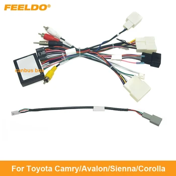 FEELDO Автомобильный аудио Android 16Pin Кабельный адаптер с Canbus для Toyota Camry (2018 +)/Avalon (2019 +)/Sienna (18-20)/Corolla (2020