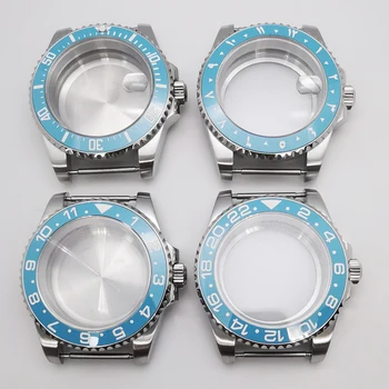40 мм керамический безель сапфировое стекло корпус часов подходит для NH34 NH35 NH36 ETA2824 2836 DG2813 3804 Механизм Miyota 8215 PT5000