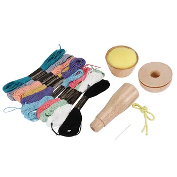 1 комплект, твердый деревянный инструмент для штопки, гриб, пэчворк для починки одежды и носков, Ткацкие изделия, аксессуары для шитья 