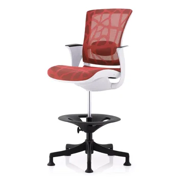 Эргономичный стул Baoyou, компьютерный стул для катания на коньках, барный стул, стул с сеткой на талии, офисный стул для совместного друга, высокий стул