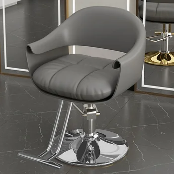 Регулируемые Салонные кресла Для Стрижки Мужчин, Парикмахерское кресло для укладки волос, Поворотное Кресло Cadeira De Barbeiro, профессиональная мебель