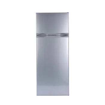 12 В 24 В постоянного тока газовый домашний холодильник 218Л с верхней морозильной камерой, двойная дверь, солнечный портативный холодильник BCD-218