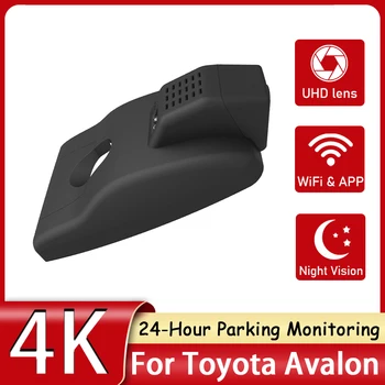Скрытый UHD 2160P 4K Wifi Автомобильный видеорегистратор, управление приложением, 170 ° FOV, для Toyota Avalon высокой конфигурации 2019 2020 2021