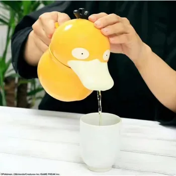 Чашка для воды Pokemon Psyduck, Японская анимация, Керамический Чайник, Милый чайник, чашка в форме мультфильма, подарок для детей Kawaii