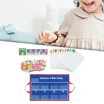 Визуальное расписание для детей, игрушка для раннего обучения, карта последовательности раннего образования для школы, познавательный детский дом для 3-6 лет