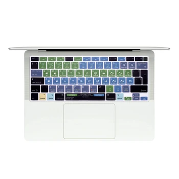 Сочетания Горячих клавиш Чехол для клавиатуры MacBook Air 13 A2337 M1 A2179 2022 2021 2020 Выпущена раскладка ЕС Силиконовая Защита клавиатуры