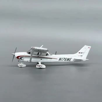 Масштаб 1:72 Cessna General Aircraft N176ME, материал из сплава, Имитационная модель самолета, Сувенирные украшения, коллекция подарков, игрушки для фанатов