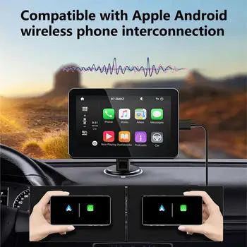 1 Комплект 7-дюймовый автомобильный видеоплеер с сенсорным экраном Беспроводной Универсальный автомобильный радиоприемник мультимедийный MP5 плеер Автомобильные принадлежности