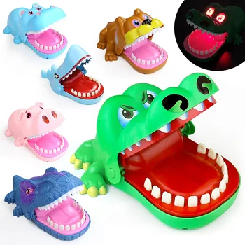 Кусающий руку Крокодил, Страшная игрушка, трюк с декомпрессионным аллигатором, игра для детей, прикольные штучки, динозавр, игрушка для пальцев, детский подарок