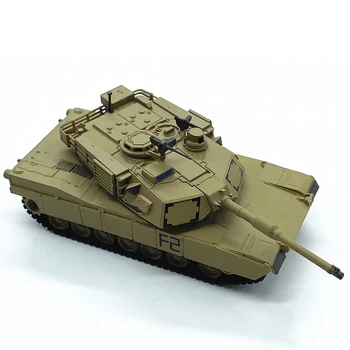 Изготовленное под давлением в масштабе 1/72, американский основной боевой танк M1A2 Abrams, модель Бронированной машины, игрушка Для взрослых Поклонников, Коллекционный Сувенир, подарок