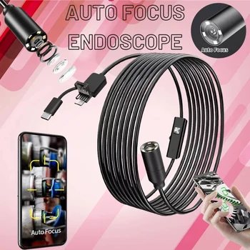 Эндоскопическая камера для Android-смартфона для автомобильных аксессуаров, HD автофокус, инструмент для проверки эндоскопических камер для сантехники малой промышленности