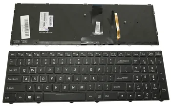 Американо-Английский новый Ноутбук для CLEVO p950 CVM15F23USJ430D CVM15F23USJ430B CVM15F23USJ430H 1701057808M 6-80-N8500-010-1 RGB Подсветка