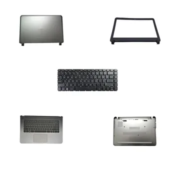 Клавиатура ноутбука Верхний Регистр Верхняя задняя ЖК-крышка Нижняя крышка корпуса для HP 242 G2 Черный США