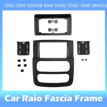 Рамка автомобильного радиоприемника для 2002-2005 DODGE RAM 1500/ 2500/ 3500 Комплект приборной панели DVD-плеера Адаптер Canbus Box Декодер