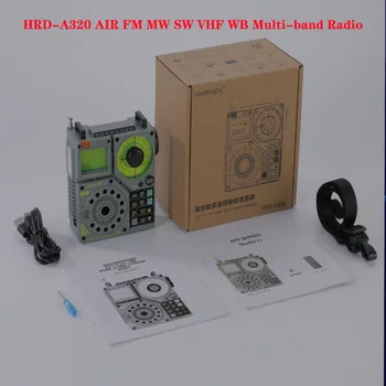 hrd a320 радио AIR FM MW SW VHF WB Многодиапазонное радио Портативные Bluetooth-Колонки Авиационный Диапазон Морской Поддержка T-BLITZ AUX
