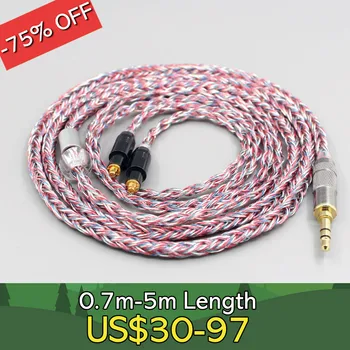 16-жильный кабель с серебристой оплеткой OCC OFC для наушников Shure SRH1540 SRH1840 SRH1440 Headset Headset LN007571