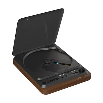 Мини-CD-плеер Портативный Hi-FI Деревянный ретро CD Walkman Bluetooth 4.2 Аккумулятор большой емкости Поддержка инфракрасного пульта дистанционного управления плеером