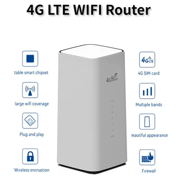 4G LTE WIFI Маршрутизатор 300 Мбит/с 3LAN CPE CAT4 32 Wi-Fi Пользователя RJ45 LAN Со слотом для sim-карты Модем Беспроводной Маршрутизатор для Домашнего Офиса