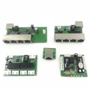 5-портовый коммутатор ethernet печатная плата для модуля коммутатора Ethernet 10/100 Мбит/с 8-портовая плата PCBA OEM Материнская плата 10/100 Мбит/с