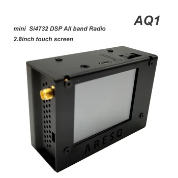 Новейший Портативный AQ1 Mini Si4732 с чипом all Band Radio DSP Приемник FM LW SSB 2,8 дюймовый Большой сенсорный экран PAM8406 HiFi Усилитель для наушников
