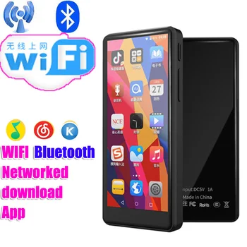 Wi-Fi bluetooth MP3-плеер с сенсорным экраном может подключаться к Интернету Музыкальный плеер с FM-радио Видеоплеер Встроенная электронная книга 16 ГБ