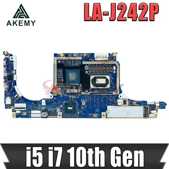 M12873-601 LA-J242P для HP ZBook studio G7 Материнская плата ноутбука i5-10400H i7-10850H Процессор 16 ГБ оперативной памяти T1000 4 ГБ Полностью протестирована и работает