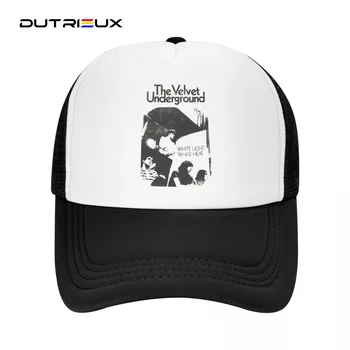 Кепка Унисекс Velvet Underground, повседневная однотонная бейсболка, Регулируемые шляпы дальнобойщиков Snapback Для женщин и мужчин