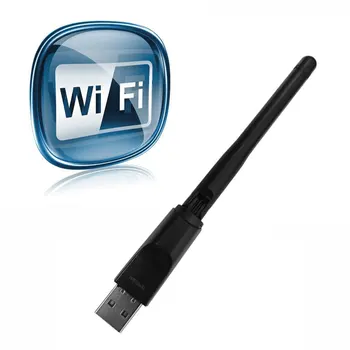 150 М USB 2,0 WiFi Беспроводная Сетевая карта 802.11 b/g/n LAN Адаптер Мини Wi Fi Ключ для Портативных ПК с антенной RT5370 MT7601