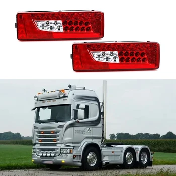 Комбинированные задние фонари со светодиодными фарами 24V, правые и левые задние фонари со звуковым сигналом Для тяжелого грузовика Scania G400 G450 2380954