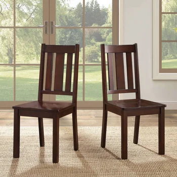 Обеденный стул Better Homes and Gardens Bankston, набор из 2 стульев цвета мокко для столовой