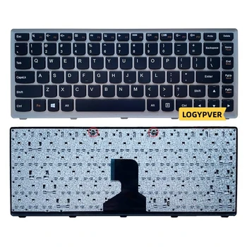 Американская Клавиатура для ноутбука LENOVO Z400 Z400A P400 Z410 Z400T Z400P в английской серебряной рамке