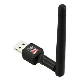 WiFi Адаптер Беспроводной USB адаптер 5,8 ГГц/2,4 ГГц двухдиапазонный USB адаптер 150 Мбит/с 2dBi внешние антенны Поддерживает Windows XP