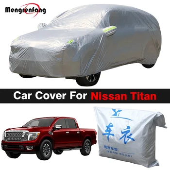 Наружный чехол для автомобиля, солнцезащитный козырек, Защита от ультрафиолета, дождя, Снега, пыли, Ветрозащитный чехол для грузовика Nissan Titan
