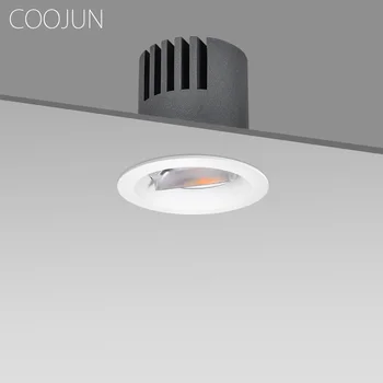 Светодиодные светильники COOJUN, Встраиваемый потолочный светильник с регулируемой яркостью, Поляризованный Настенный прожектор, точечный светильник для дома, гостиной, внутреннего освещения