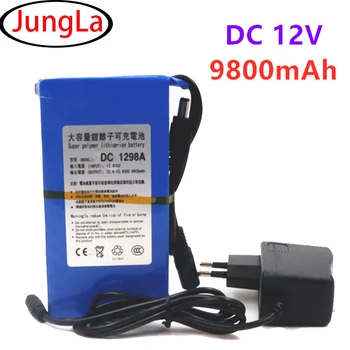 2022 DC12980 12V 9800MAH Batterie Hohe Qualität Wiederaufladbare Tragbare Lithium-ionen   DC1298A Mit US/EU Stecker