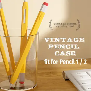 Мягкий силиконовый чехол с защитой от прокручивания для Apple Pencil 1, 2 Планшета, Стилус для iPad, карандаш, защитный чехол от падения
