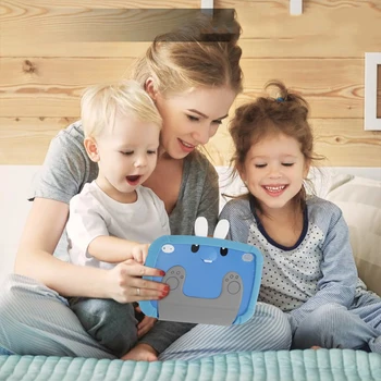 7-дюймовый детский планшет для детей с экраном Android 11 IPS, защита глаз, Детский учебный планшет 2 ГБ 32 ГБ, четырехъядерный Wifi с подставкой