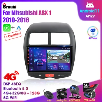 Android 11 Автомобильный Радиоприемник для Mitsubishi ASX 1 2010-2016 Peugeot 4008 Мультимедийный Плеер Навигация Стерео 2 Din Carplay DVD Головное устройство