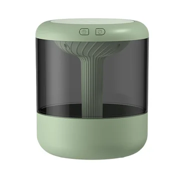 Увлажнитель воздуха большой емкости 1.2 л, Мини Портативный диффузор эфирного масла, USB-туманообразователь для спальни, домашний Зеленый