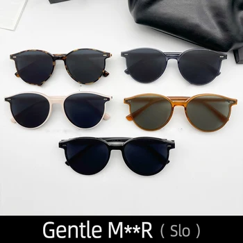 Slo GENTLE MxxR Женские солнцезащитные очки для мужчин, винтажные роскошные брендовые товары, дизайнерские летние Uv400, модные Monst корейские