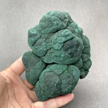 Новинка! Большой! 988 г натурального конголезского зеленого малахита, образец минерала, необработанный камень, кварцевые камни и кристаллы, целебный кристалл