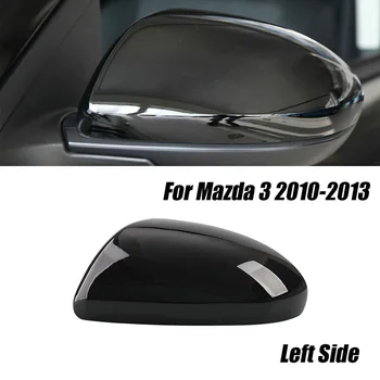 Горячая Распродажа, Черная крышка Для Mazda 3 2010-2013, Левое Зеркало со стороны водителя, Замененная крышка корпуса, автомобильные Аксессуары