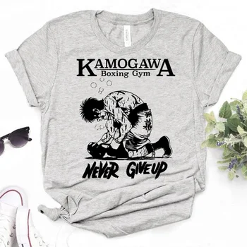 Женские футболки Hajime No Ippo, манга, harajuku, топ для девочек, аниме, манга, одежда