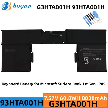 Аккумулятор для клавиатуры G3HTA001H 93HTA001H Для Microsoft Surface Book 1-го поколения Модели 1785 Усовершенствованный Ноутбук-Планшет 7,57 V 60,8WH 8030mAh