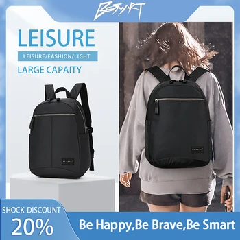 BE SMART Классический Повседневный рюкзак, сумка для подгузников для женщин, легкая прочная рабочая сумка, модный стильный школьный рюкзак для девочек-студенток